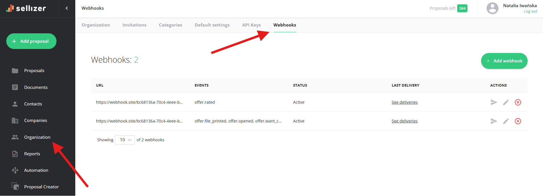 webhooks 1